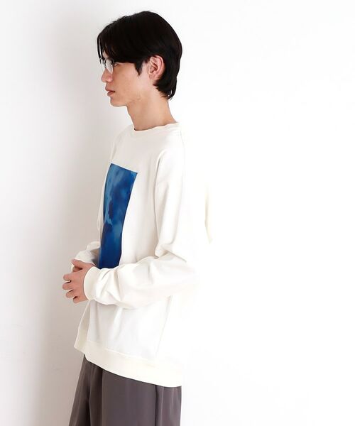 THE SHOP TK / ザ ショップ ティーケー カットソー | プリントリブ長袖Tシャツ | 詳細9