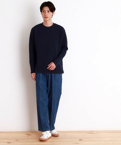 THE SHOP TK / ザ ショップ ティーケー カットソー | ふくれジャガード長袖Tシャツ | 詳細13