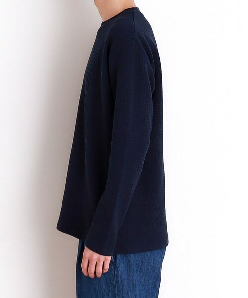 THE SHOP TK / ザ ショップ ティーケー カットソー | ふくれジャガード長袖Tシャツ | 詳細16