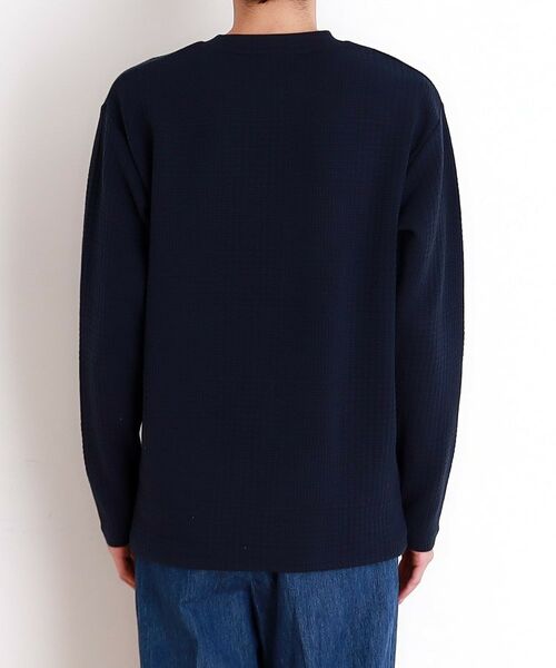 THE SHOP TK / ザ ショップ ティーケー カットソー | ふくれジャガード長袖Tシャツ | 詳細17