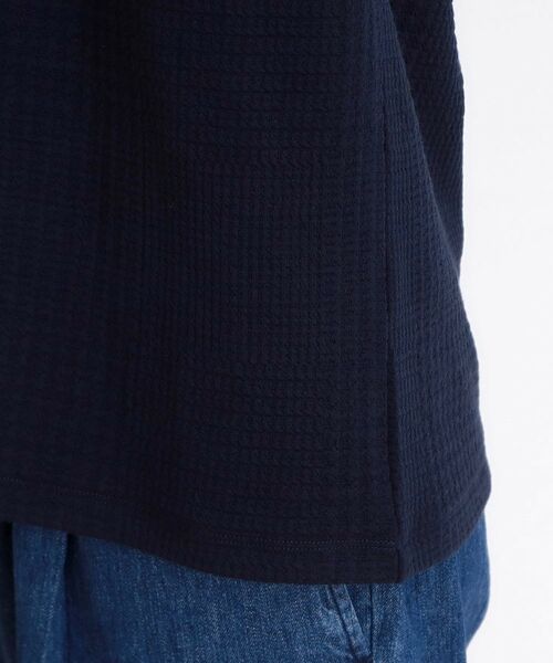 THE SHOP TK / ザ ショップ ティーケー カットソー | ふくれジャガード長袖Tシャツ | 詳細20