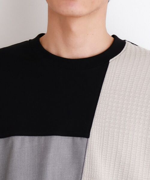 THE SHOP TK / ザ ショップ ティーケー カットソー | パネルブロッキング長袖Tシャツ | 詳細19