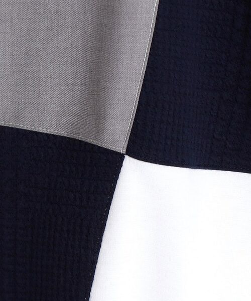 THE SHOP TK / ザ ショップ ティーケー カットソー | パネルブロッキング長袖Tシャツ | 詳細7