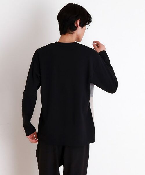THE SHOP TK / ザ ショップ ティーケー カットソー | パネルブロッキング長袖Tシャツ | 詳細9