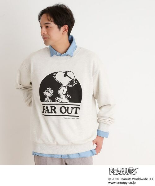 THE SHOP TK / ザ ショップ ティーケー スウェット | PEANUTSスウェット FAR OUT 親子リンク | 詳細1