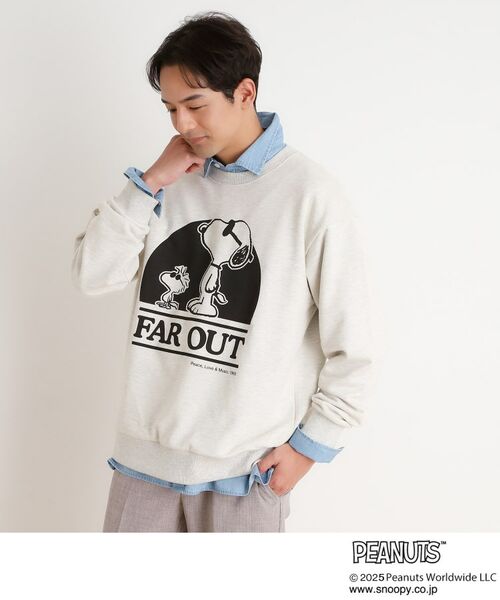 THE SHOP TK / ザ ショップ ティーケー スウェット | PEANUTSスウェット FAR OUT 親子リンク | 詳細2
