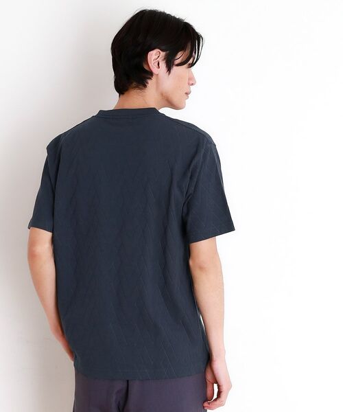 THE SHOP TK / ザ ショップ ティーケー カットソー | ジオメトリックリンクス半袖Ｔシャツ | 詳細15