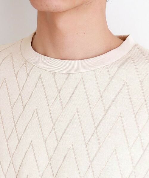 THE SHOP TK / ザ ショップ ティーケー カットソー | ジオメトリックリンクス半袖Ｔシャツ | 詳細21