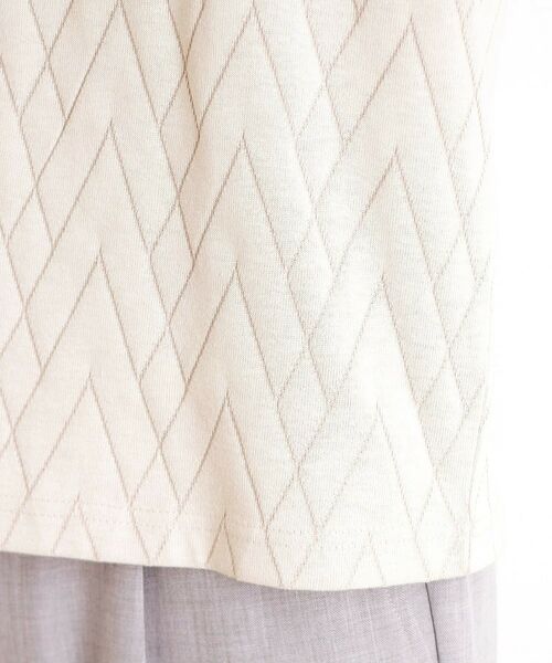 THE SHOP TK / ザ ショップ ティーケー カットソー | ジオメトリックリンクス半袖Ｔシャツ | 詳細24