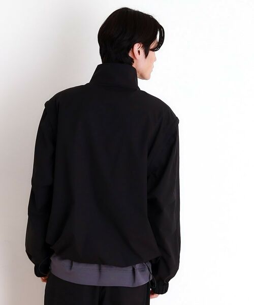 THE SHOP TK / ザ ショップ ティーケー レザーブルゾン・ジャケット | デタッチャブルスタンドブルゾン＆ベスト　セットアップ可/2WAY | 詳細10