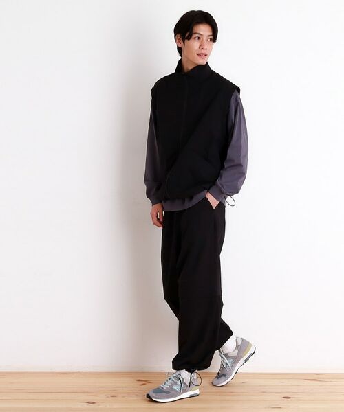 THE SHOP TK / ザ ショップ ティーケー レザーブルゾン・ジャケット | デタッチャブルスタンドブルゾン＆ベスト　セットアップ可/2WAY | 詳細13