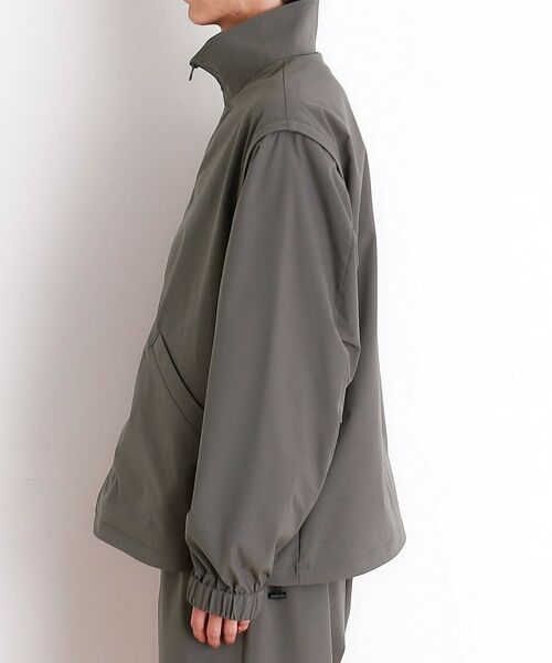 THE SHOP TK / ザ ショップ ティーケー レザーブルゾン・ジャケット | デタッチャブルスタンドブルゾン＆ベスト　セットアップ可/2WAY | 詳細17