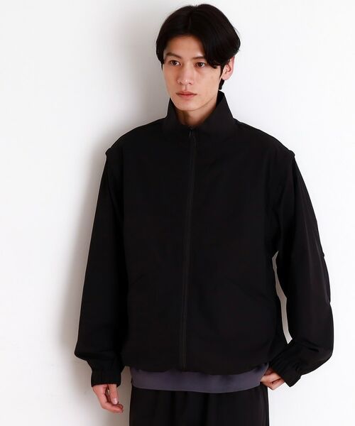 THE SHOP TK / ザ ショップ ティーケー レザーブルゾン・ジャケット | デタッチャブルスタンドブルゾン＆ベスト　セットアップ可/2WAY | 詳細8