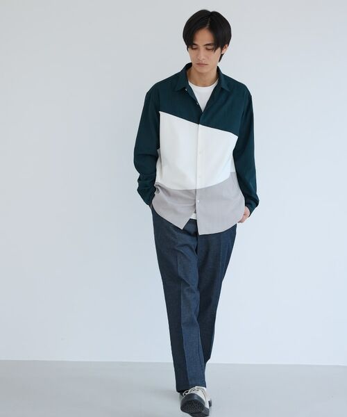 THE SHOP TK / ザ ショップ ティーケー シャツ・ブラウス | ドライタッチ長袖シャツ | 詳細1