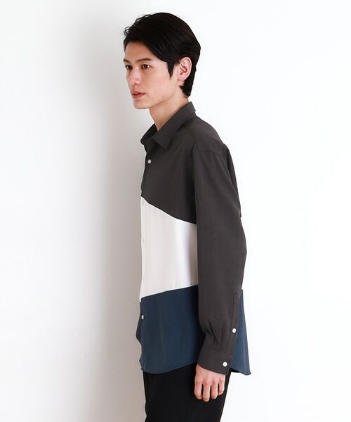 THE SHOP TK / ザ ショップ ティーケー シャツ・ブラウス | ドライタッチ長袖シャツ | 詳細11