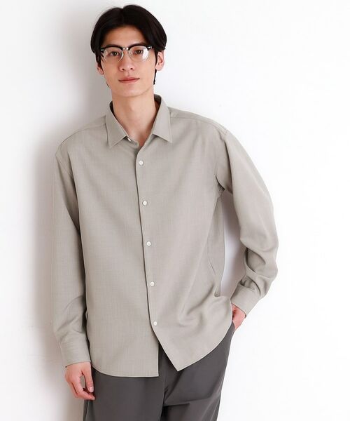 THE SHOP TK / ザ ショップ ティーケー シャツ・ブラウス | ドライタッチ長袖シャツ | 詳細2