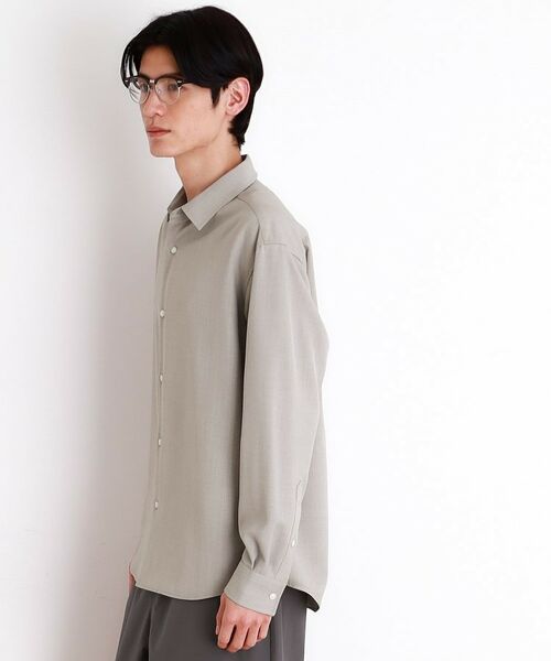 THE SHOP TK / ザ ショップ ティーケー シャツ・ブラウス | ドライタッチ長袖シャツ | 詳細3