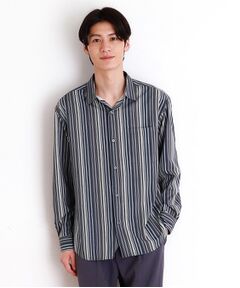 THE SHOP TK / ザ ショップ ティーケー シャツ・ブラウス | マルチストライプ長袖シャツ