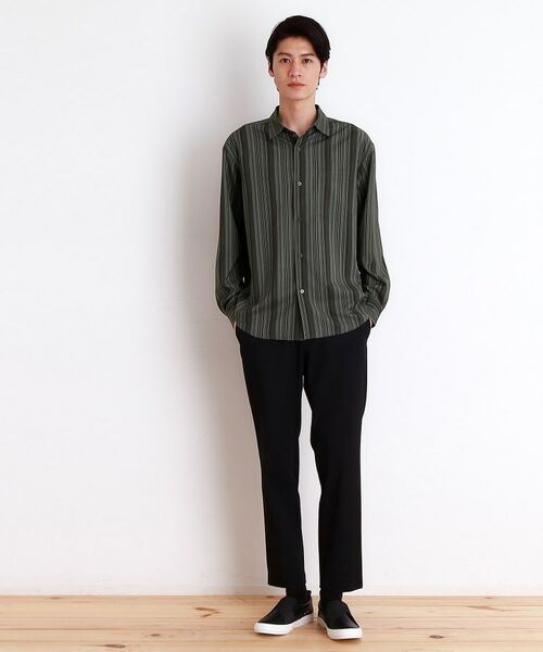 THE SHOP TK / ザ ショップ ティーケー シャツ・ブラウス | マルチストライプ長袖シャツ | 詳細13