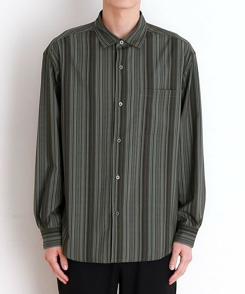 THE SHOP TK / ザ ショップ ティーケー シャツ・ブラウス | マルチストライプ長袖シャツ | 詳細15