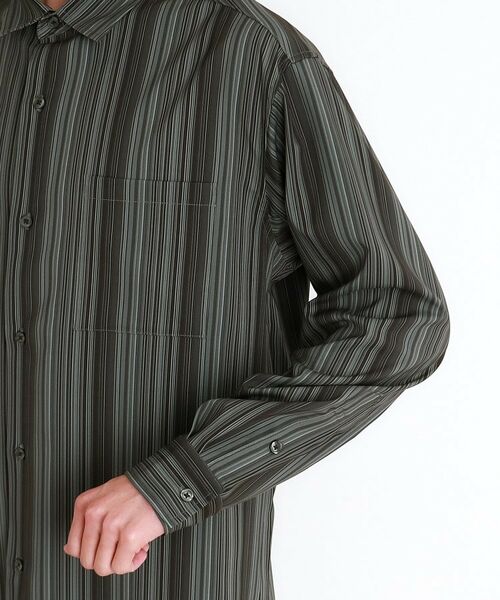 THE SHOP TK / ザ ショップ ティーケー シャツ・ブラウス | マルチストライプ長袖シャツ | 詳細19