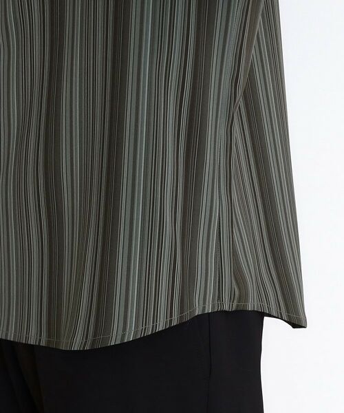 THE SHOP TK / ザ ショップ ティーケー シャツ・ブラウス | マルチストライプ長袖シャツ | 詳細20