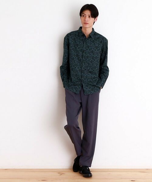 THE SHOP TK / ザ ショップ ティーケー シャツ・ブラウス | ドライポリ長袖プリントシャツ | 詳細15