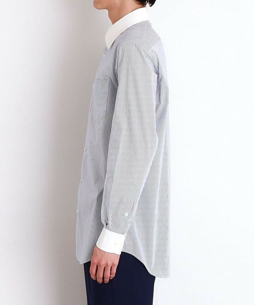 THE SHOP TK / ザ ショップ ティーケー シャツ・ブラウス | ドレスストライプシャツ【洗濯機OK】 | 詳細10
