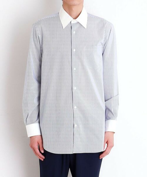 THE SHOP TK / ザ ショップ ティーケー シャツ・ブラウス | ドレスストライプシャツ【洗濯機OK】 | 詳細9