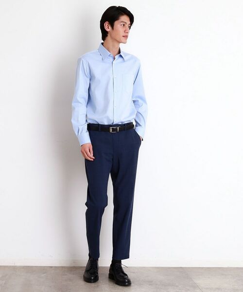 THE SHOP TK / ザ ショップ ティーケー シャツ・ブラウス | ドレスへリンボンシャツ | 詳細11