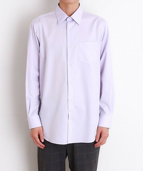 THE SHOP TK / ザ ショップ ティーケー シャツ・ブラウス | ドレスへリンボンシャツ | 詳細13