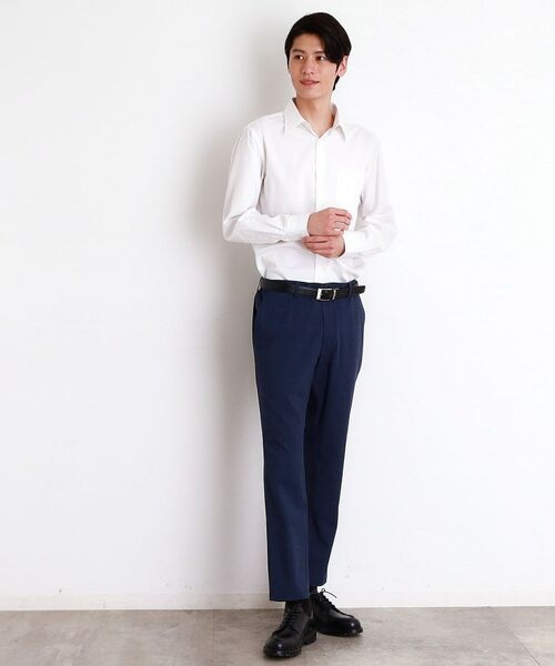 THE SHOP TK / ザ ショップ ティーケー シャツ・ブラウス | ドレスへリンボンシャツ | 詳細3