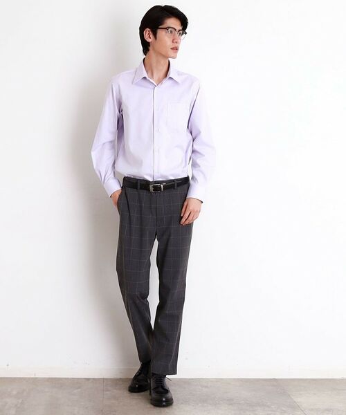 THE SHOP TK / ザ ショップ ティーケー シャツ・ブラウス | ドレスへリンボンシャツ | 詳細7