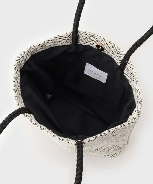 THE SHOP TK / ザ ショップ ティーケー トートバッグ | ラメ幾何柄トートバッグ | 詳細6