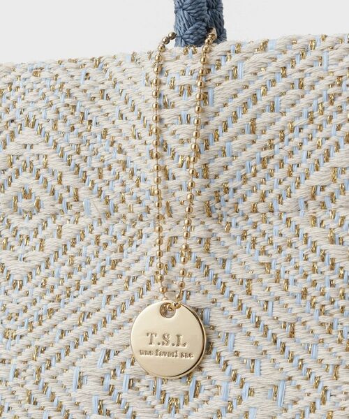 THE SHOP TK / ザ ショップ ティーケー トートバッグ | ラメ幾何柄トートバッグ | 詳細9