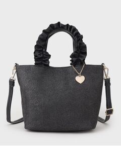 THE SHOP TK / ザ ショップ ティーケー トートバッグ | 雑材フリルハンドバッグ