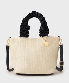 THE SHOP TK / ザ ショップ ティーケー トートバッグ | 雑材フリルハンドバッグ