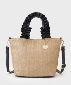 THE SHOP TK / ザ ショップ ティーケー トートバッグ | 雑材フリルハンドバッグ