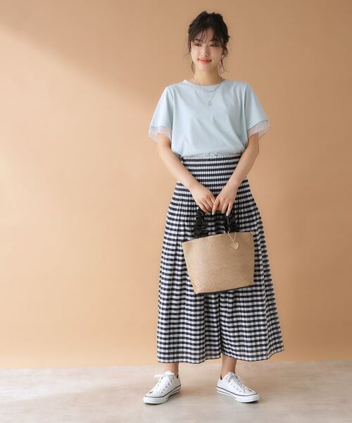 THE SHOP TK / ザ ショップ ティーケー トートバッグ | 雑材フリルハンドバッグ | 詳細15