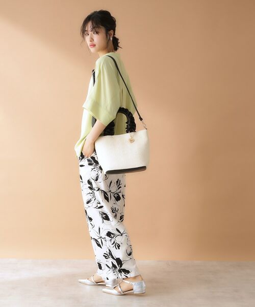 THE SHOP TK / ザ ショップ ティーケー トートバッグ | 雑材フリルハンドバッグ | 詳細17