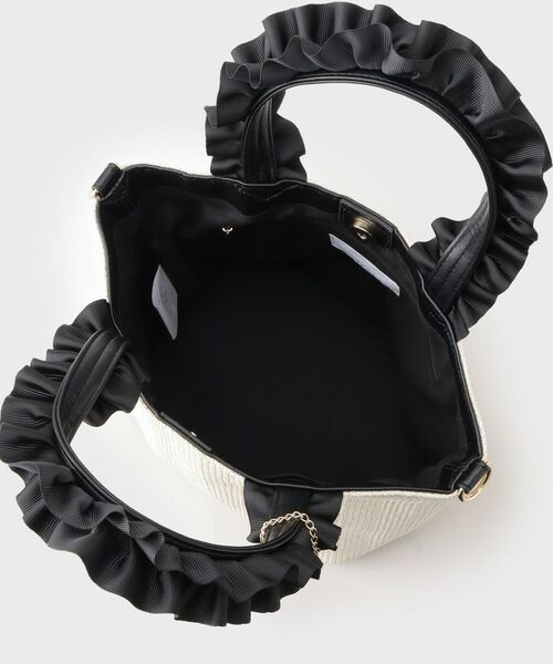 THE SHOP TK / ザ ショップ ティーケー トートバッグ | 雑材フリルハンドバッグ | 詳細5