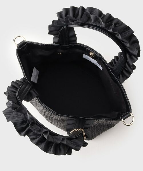 THE SHOP TK / ザ ショップ ティーケー トートバッグ | 雑材フリルハンドバッグ | 詳細6