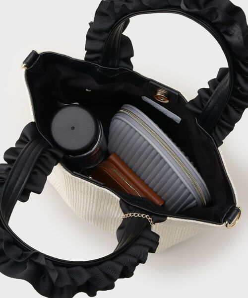 THE SHOP TK / ザ ショップ ティーケー トートバッグ | 雑材フリルハンドバッグ | 詳細8