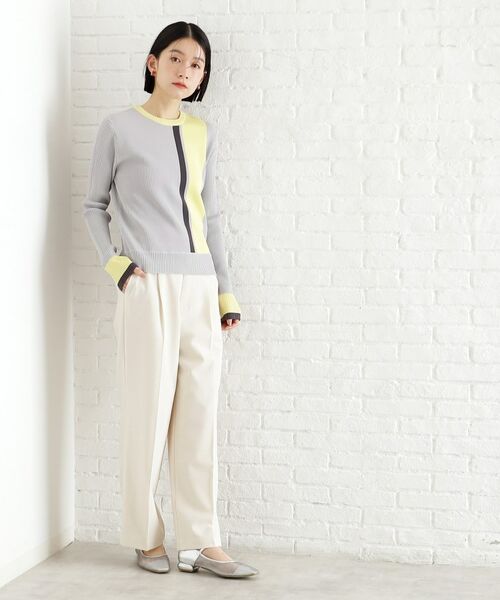 THE SHOP TK / ザ ショップ ティーケー ニット・セーター | 配色リブニット【洗える】 | 詳細10