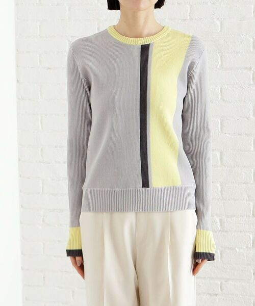 THE SHOP TK / ザ ショップ ティーケー ニット・セーター | 配色リブニット【洗える】 | 詳細13