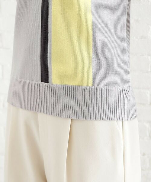 THE SHOP TK / ザ ショップ ティーケー ニット・セーター | 配色リブニット【洗える】 | 詳細18