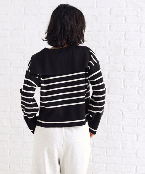 THE SHOP TK / ザ ショップ ティーケー ニット・セーター | セーラーカラートップス【洗える】 | 詳細1