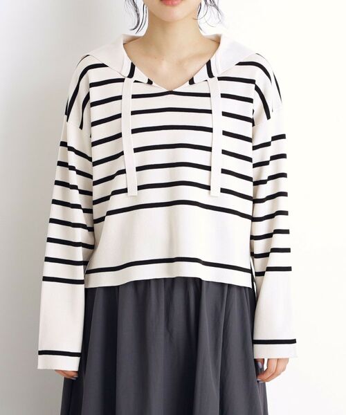 THE SHOP TK / ザ ショップ ティーケー ニット・セーター | セーラーカラートップス【洗える】 | 詳細8