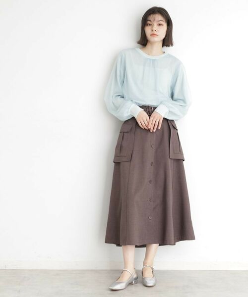 THE SHOP TK / ザ ショップ ティーケー ニット・セーター | チュール×ラメニット【洗える】 | 詳細10