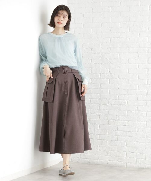 THE SHOP TK / ザ ショップ ティーケー ニット・セーター | チュール×ラメニット【洗える】 | 詳細11